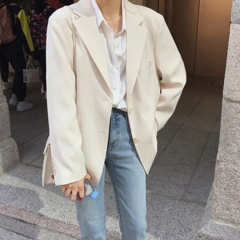 ブレザー スーツ レディース 春 秋 長袖 テーラードジャケット シンプル オシャレスーツ ブレザー オフィス アウター カジュアル 韓国風 通勤