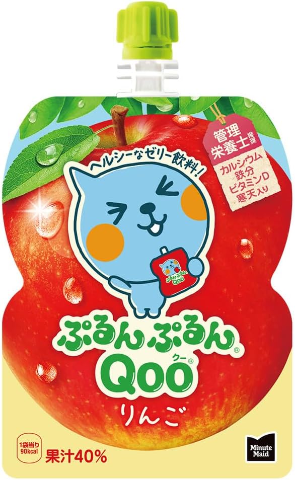 コカ・コーラ ミニッツ メイド ぷるんぷるんQoo りんご 125gパウチ×30袋 5,084円