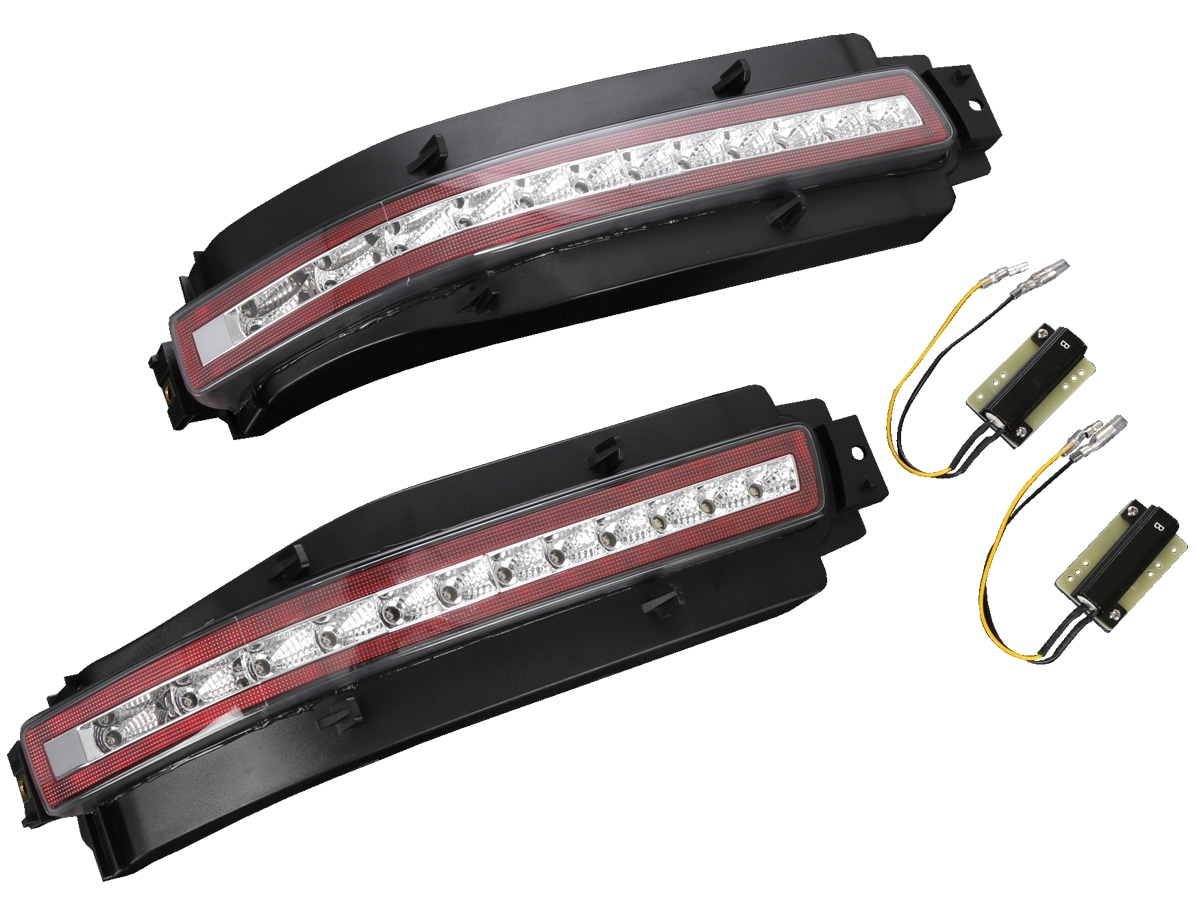Z33 フェアレディZ シーケンシャルウインカー内蔵 LED リア マーカー テールランプ クリアレンズ P-399