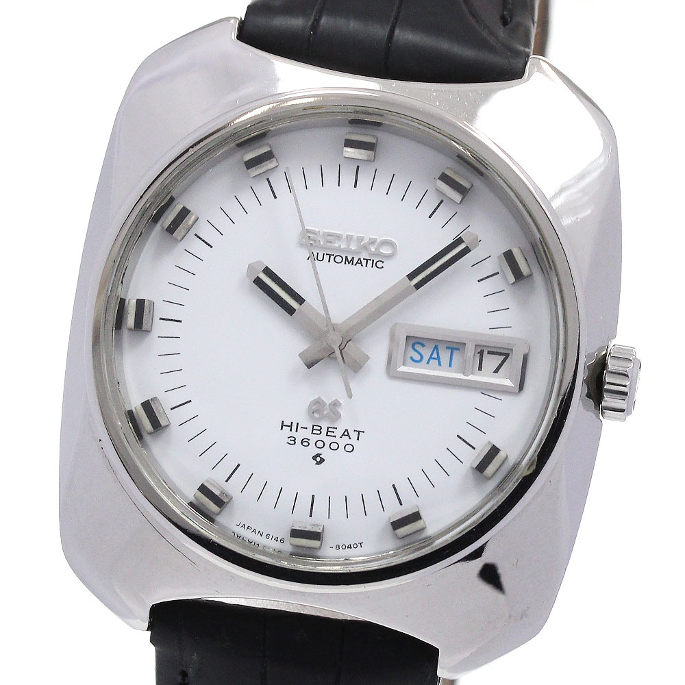 セイコー SEIKO 6146-8020 グランドセイコー ハイビート　デイデイト 自動巻き メンズ _864153【中古】