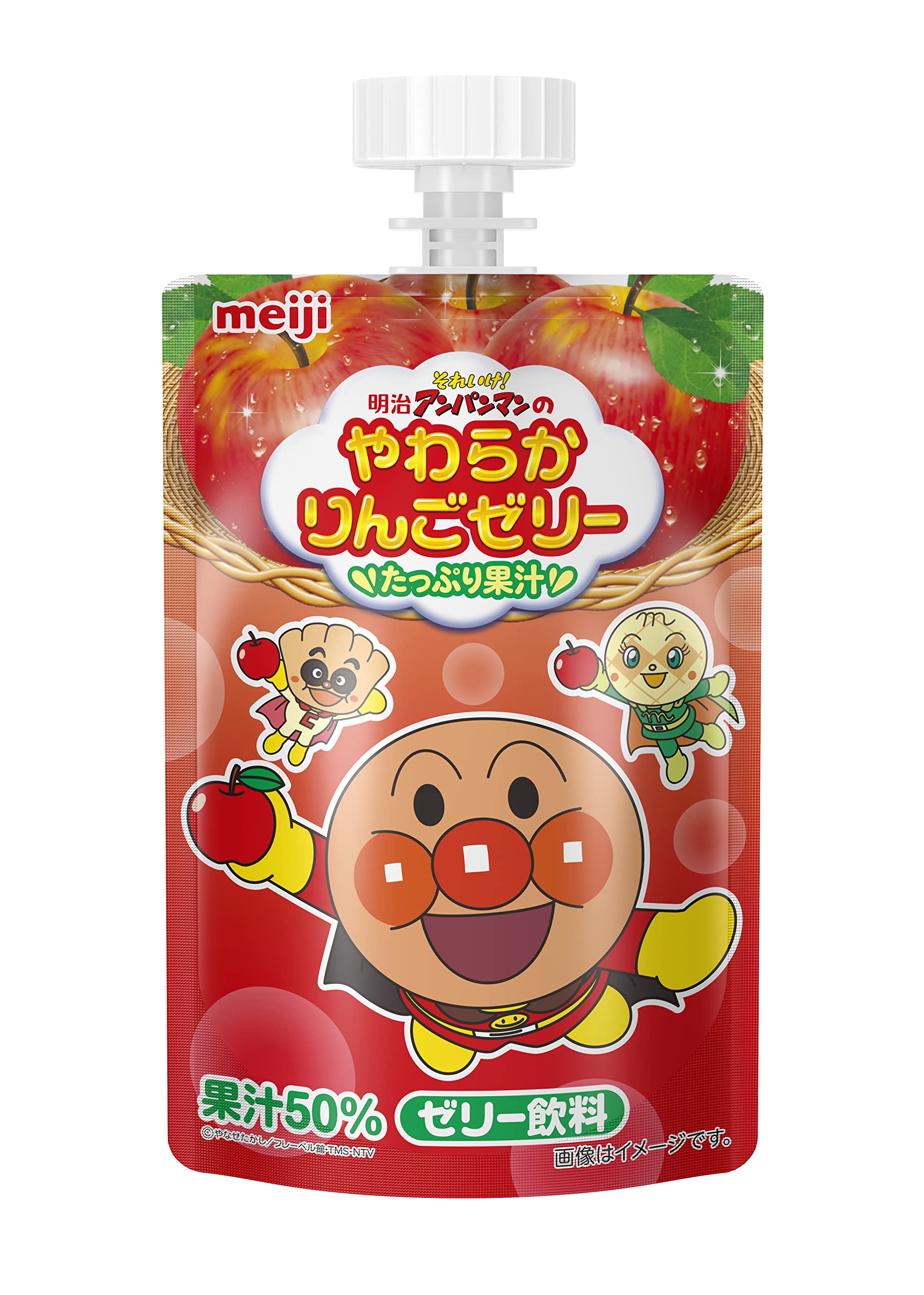 明治それいけ! アンパンマン やわらかりんごゼリー 100g×36個