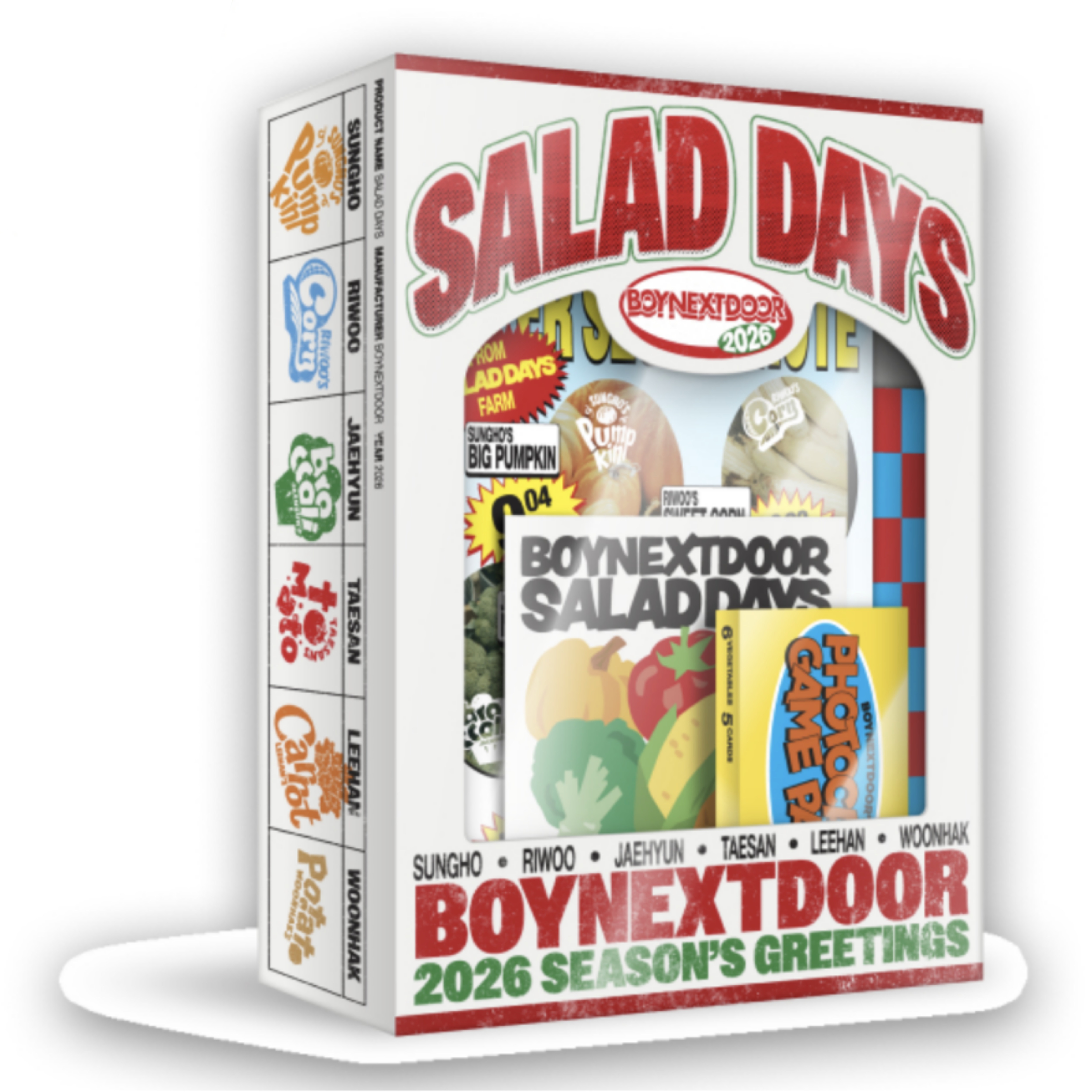 【特典】 BOYNEXTDOOR 2026 SEASONS GREETINGS [SALAD DAYS] ボイネクストドア シーグリ