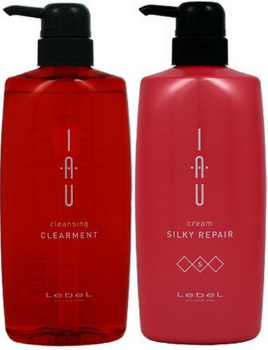 ルベル IAU イオ クレンジング フレッシュメント(シャンプー)600ml&イオ クリーム シルキーリペア トリートメント600ml
