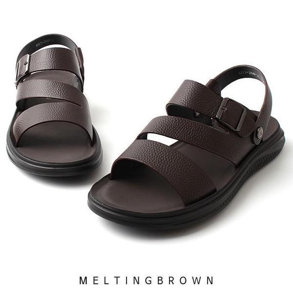 メンズレザーサンダル メンズサンダル メンズサンダル メンズ背が高くなるサンダル AL22