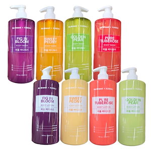 【1+1】パフュームボディウォッシュ 995ml＋ボディローション 995ml 4種選択1 / 香り ボディケア 大容量 家庭用 デイリー