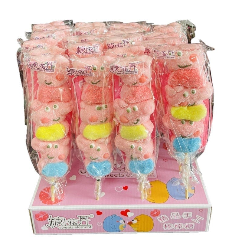 シリアルマシュマロりこだわりキャラクターかわいい造形36 gシリアルグミロリポップクリスマスプレゼント1380
