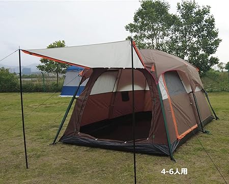 2ルームテント 4〜6人用 幅340cm 楽天市場】2ルームテント 幅340cm 4〜6人用 ファミリー サイド