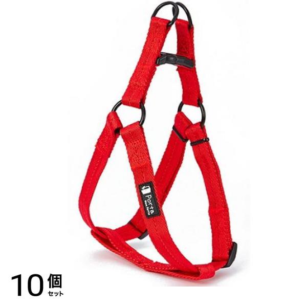 ペティオ Porta ポルタ ハーネス M 中型犬用胴輪 レッド 1個入 (W57629) 10個セット