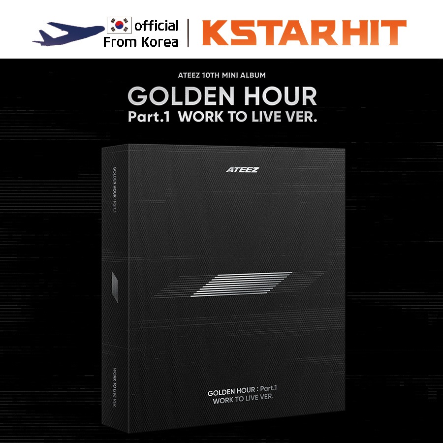(WORK TO LIVE VER.) ATEEZ - GOLDEN HOUR Part.1 (10枚目のミニアルバム)