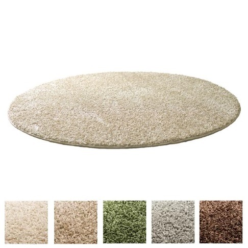 スミノエ スミトロン ニューツイスティ 100cm 円形 丸型 正円 シャギー 防炎 防ダニ 防音 アレルブロック ホットカーペット対応 床暖房対応 北欧 新生活 無地 ラグ