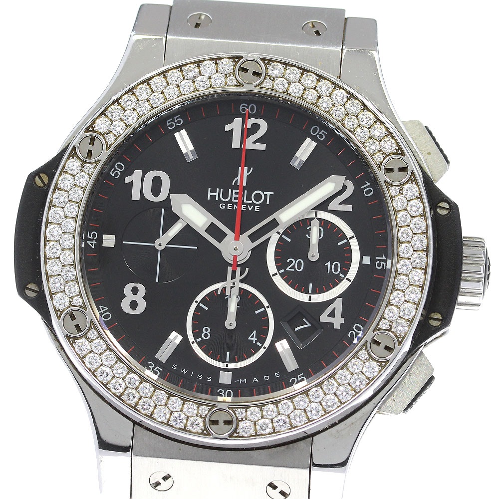 ウブロ HUBLOT 301.SX.130.RX.114 ビッグバン クロノグラフ ダイヤベゼル 自動巻き メンズ _827949【中古】