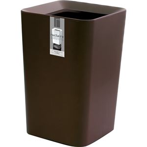 (12個セット) ゴミ箱 ダストボックス 約幅20.2cm 約6.6L 角型 ブラウン ルクレール ダストボックスCV キッチン リビング