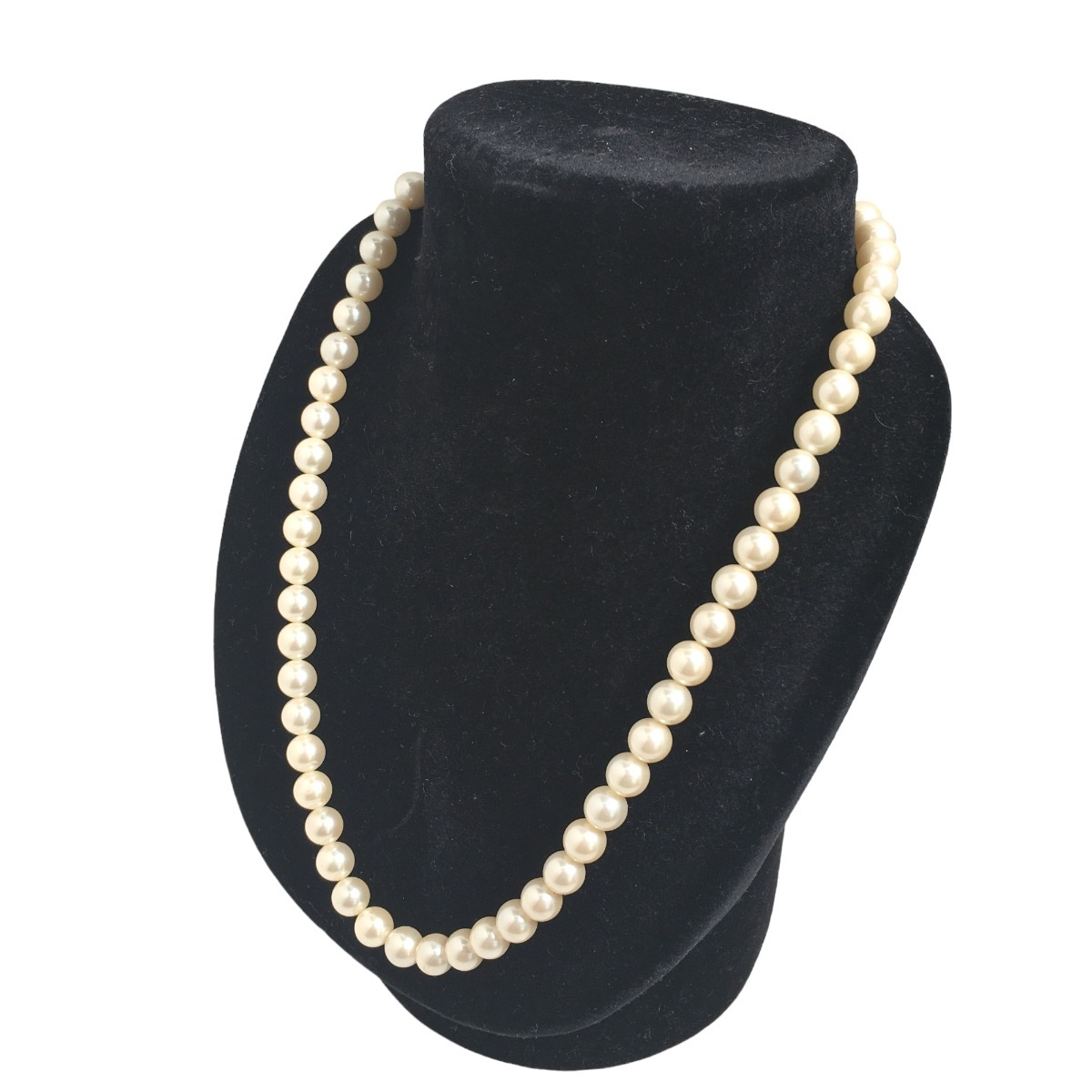 直径7.8～8.0mm 長さ46cm 真珠 パールネックレス ホワイト