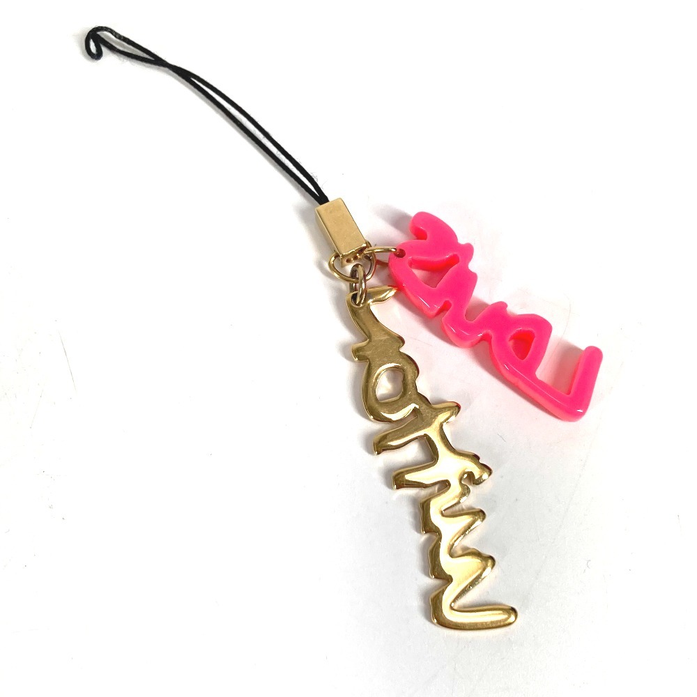 ストラップ M65767 アクセソワール テレフォンヌ・グラフィティ モノグラムグラフィティ チャーム バッグチャーム キーホルダー プラスチック ピンク