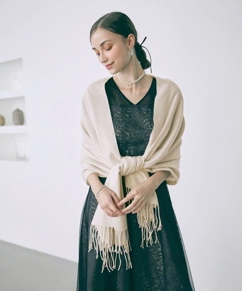 [最安値挑戦]ストール パーティーラメストール（AW） レディース