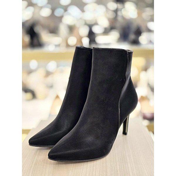 女性スリムラインアンクルブーツ 8CM 112346012