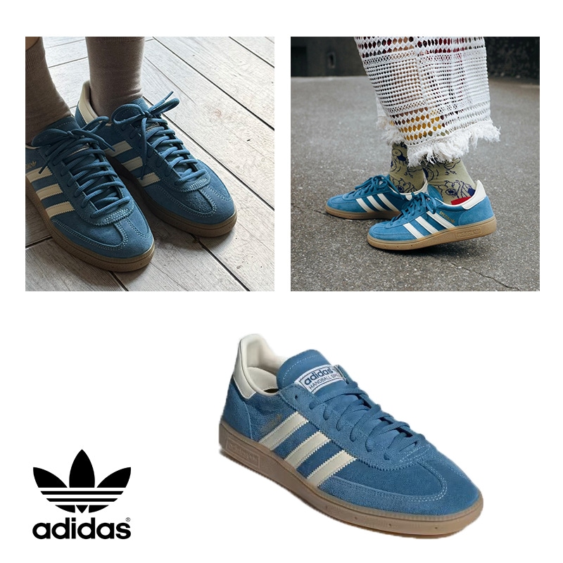 HANDBALL SPEZIAL IG6194 ハンドボール スペツィアル スニーカー シューズ スエード レザー レディース メンズ 青 ブルー 人気 韓国 クラシック 運動靴 おすすめ 紐
