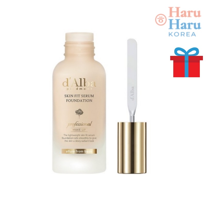 【Q10超おすすめ】スキンフィット セラム ファンデーション 40ml (スパチュラ付き)/リキッドファンデーション /ファンデーション 崩れない/ツヤ肌ファンデ/毛穴カバー/カバー力 /韓国コスメ