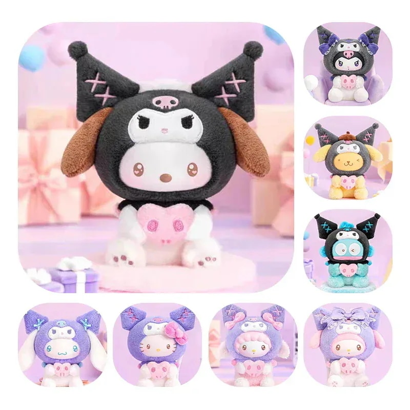 【公式正規品】サンリオ クロミ パーティー ビニール ぬいぐるみ キーチェーン 人形 モデル おもちゃ ハロウィン ギフト 誕生日 ギフト