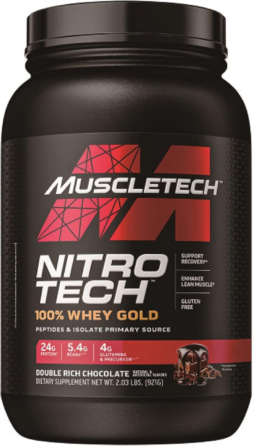 Muscletech（マッスルテック）ニトロテック 100% ホエイゴールド ダブルリッチチョコレート 910g ブランド: MuscleTech 4,982円