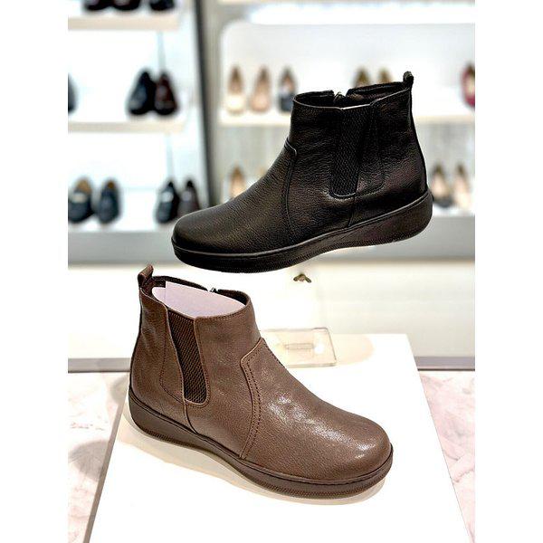 [] 女性 女性 2cm プラットフォームスタイル フェイクファー裏地 軽量 ノンスリップ アンクルブーツ dib304 (P002929540)