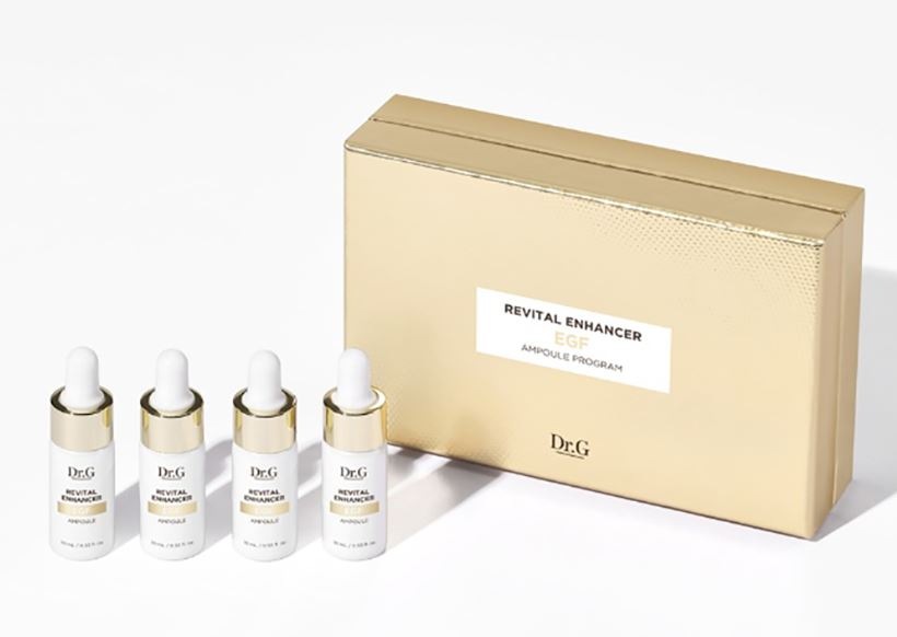 韓国化粧品博士Dr.gリバイタルインヘンサーアンプルプログラム10ml x 4eaプレミアムEGFソリューション低刺激4週間ホームケア
