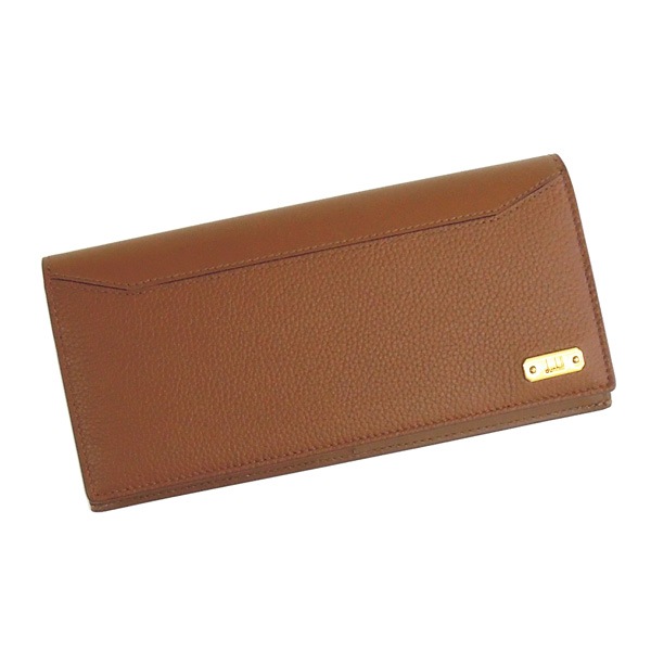 dunhill 23R2515GN251 ダンヒル ハーネス 長財布ファスナー小銭入付 フルグレインカーフレザー ブラウン/ゴールド 104,060円