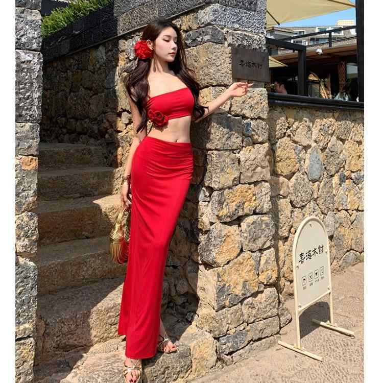 レディース ファッション セクシー サスペンダースカート ホリデースタイル スカート リゾート セットアップ ビーチ サマースタイル トロピカル 旅行 エレガント ルーズフィット エアリー