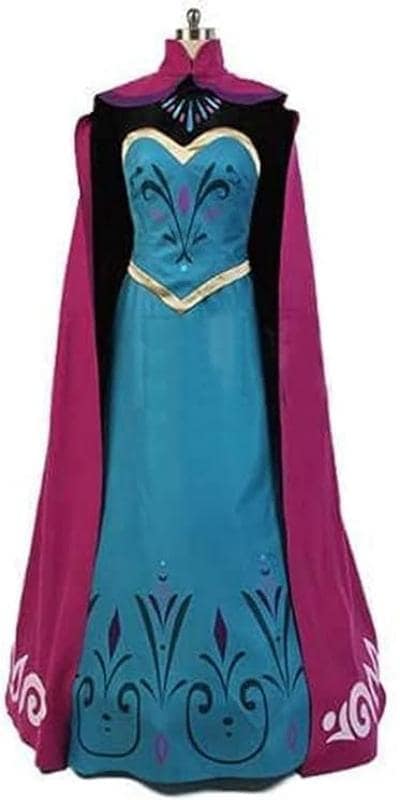 新作入荷コスチュームアナと雪の女王 アナ ドレス コスチューム レディース アナ コスプレ衣装コスプレ