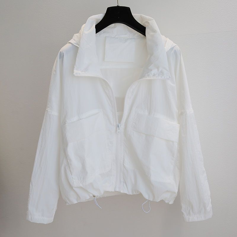 日焼け止め服 UVカット レディース ラッシュガード アウター パーカー 体型カバー UVケア 紫外線対策 軽量 長袖 薄手 通気性 女性のための通気性日焼け防止服 新作韓国多用途フ