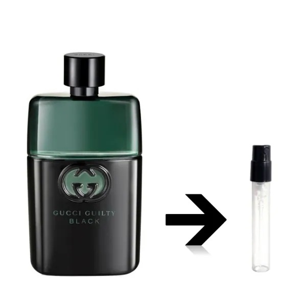 10ml ギルティ ブラック プールオム オードトワレ EDT アトマイザー 量り売り 小分け プレ