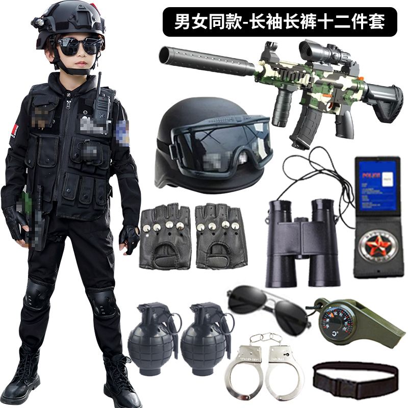 子供 警察 官 制服 小型 男の子 おもちゃ セット こども 日 ギフト レベル 3 衣装