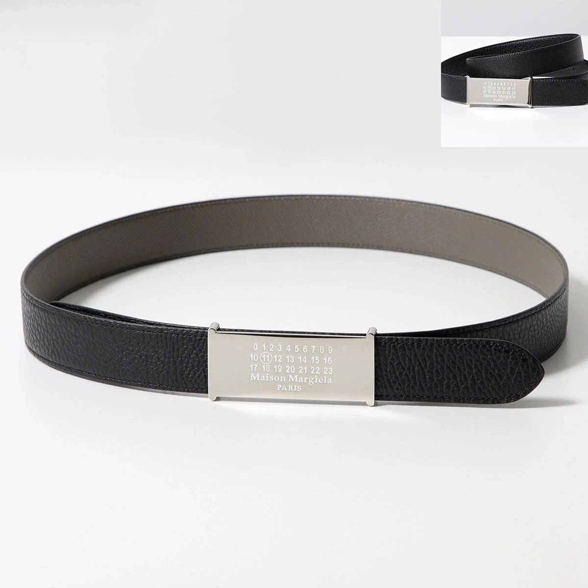 MAISON MARGIELA メゾンマルジェラ ベルト SA3TP0011 P5429 レディース リバーシブル レザー カレンダーロゴ メタルバックル カラー2色 58,764円