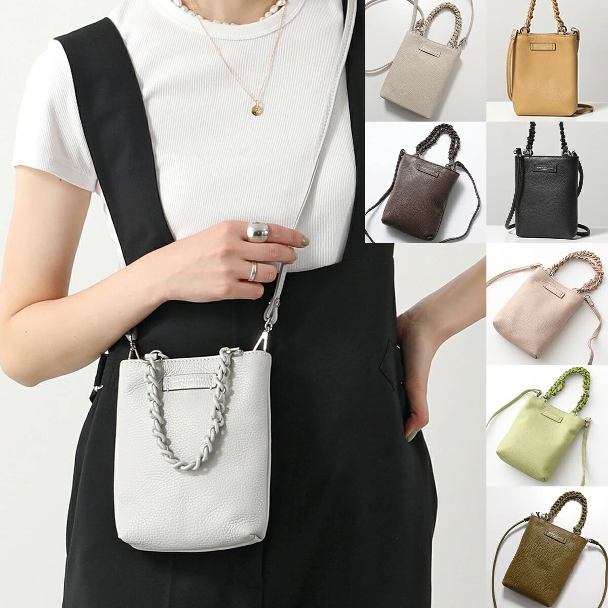 GIANNI CHIARINI ジャンニキアリーニ ショルダーバッグ CAMILLA カミッラ BS 9590 GRN レディース レザー ハンドバッグ ポシェット チェーン 鞄 カラー9色