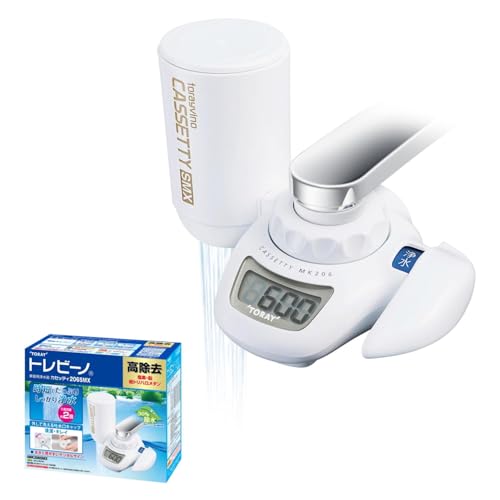東レ トレビーノ 浄水器 蛇口 直結型 (高水圧/高除去/13項目クリア/30%節水) 日本製 MK206SMX カセッティシリーズ