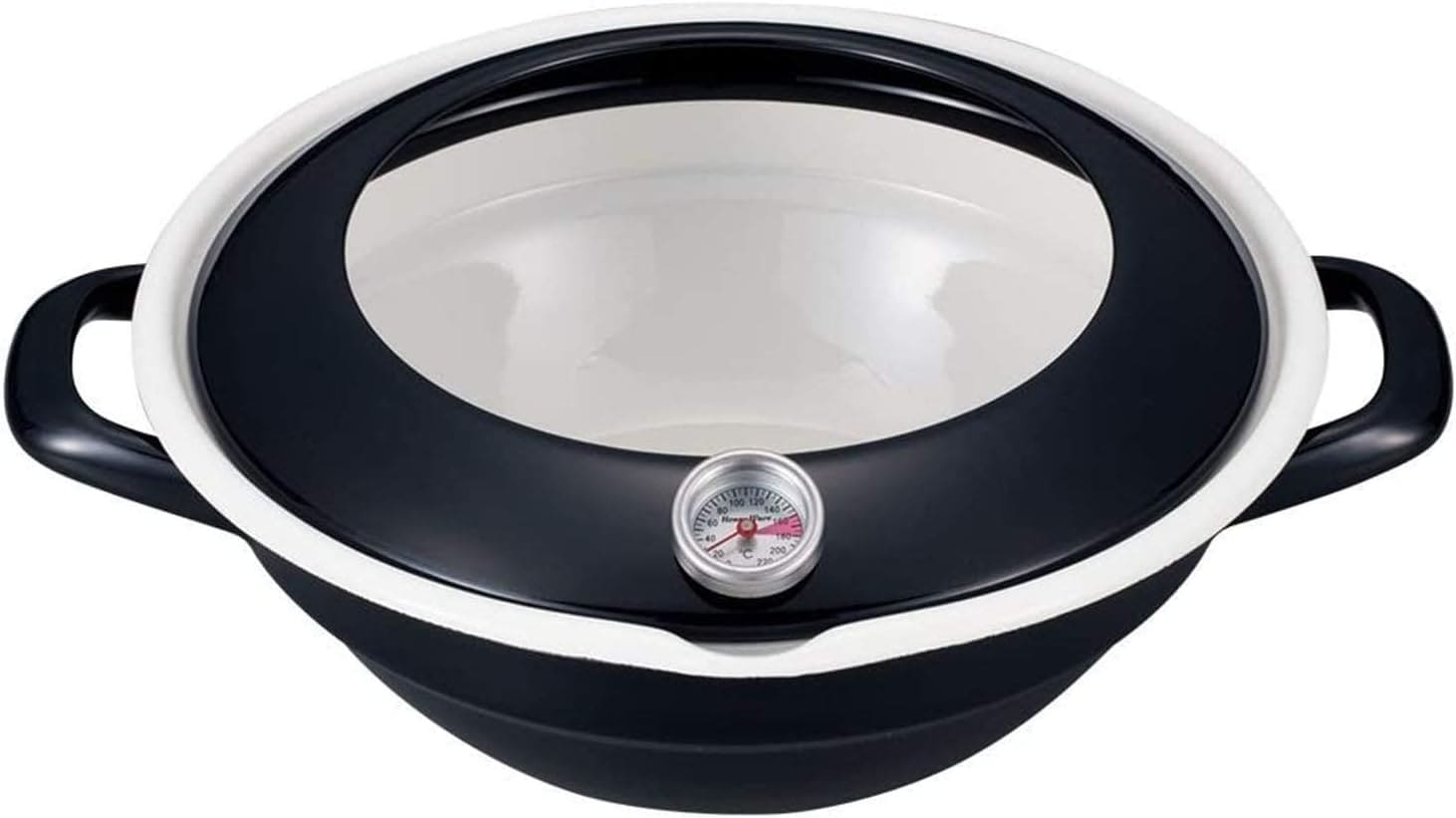 富士ホーロー 天ぷら鍋 BK 24cm TP-24 BK