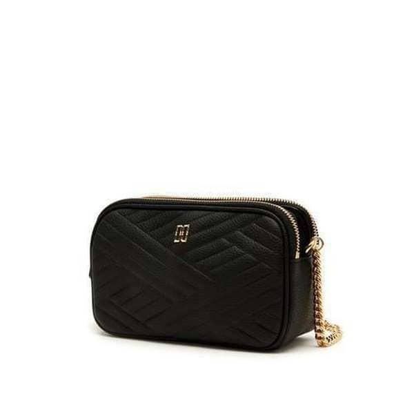 DCWA5F217BK [CARLISLE] ブラックレザーDD装飾カーライル3段ウォレットバッグ