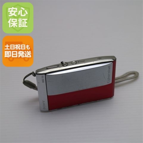 美品 Cyber-shot DSC-T5 レッド SONY デジカメ 143