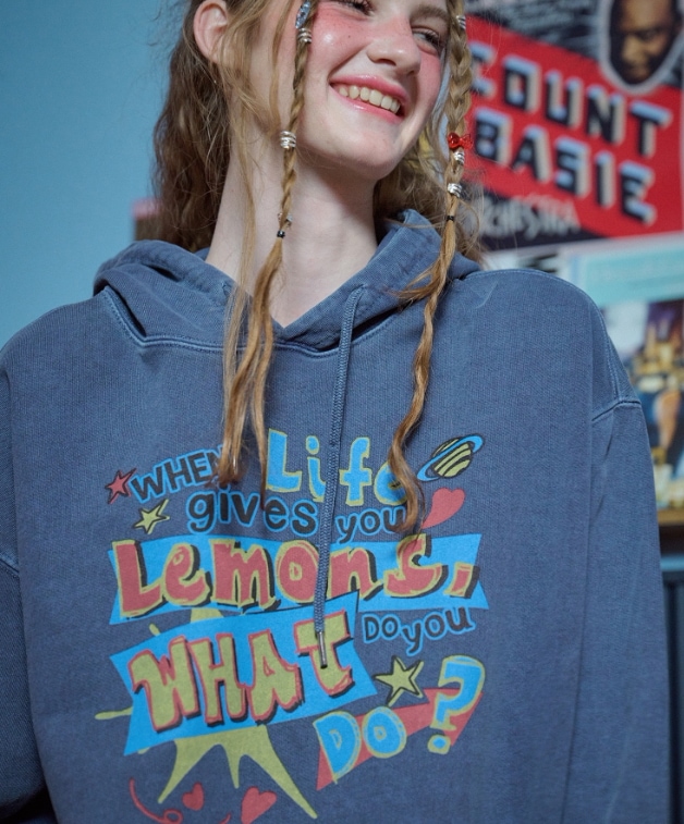 ライフワット ピグメント パーカー Dark Blue UNISEX