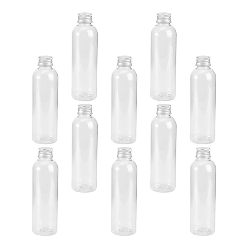 EXCEART 小分けボトル 詰め替え容器 トラベルボトル 120ml 化粧品用 アルミキャップ クリーム パフューム 化粧水 収納 旅行用品 透明 15個 6,137円