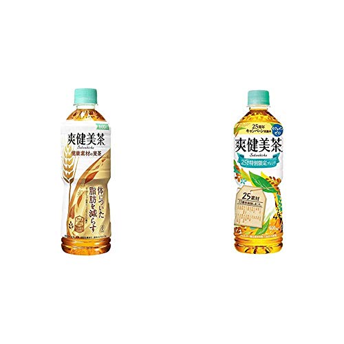 【セット買い】コカ・コーラ 健康素材の麦茶 PET×24本 [機能性表示食品] & 爽健美茶 600mlPET×24本 ×48本