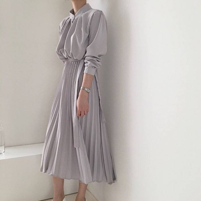 3color レディース ワンピース ブラウス シャツワンピース ロング ロング丈 フロントボタン 5,396円