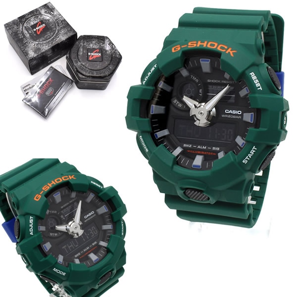 腕時計 G-SHOCK Gショック GA-700SC-3ADR ANALOG-DIGITAL GA-700 SERIES 腕時計 ウォッチ メンズ ブラック グリーン