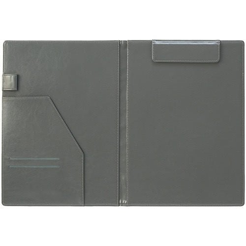 （まとめ買い）ベルポスト クリップファイル 二つ折り A4タテ型 ブラック BP-5724-60 [x3]