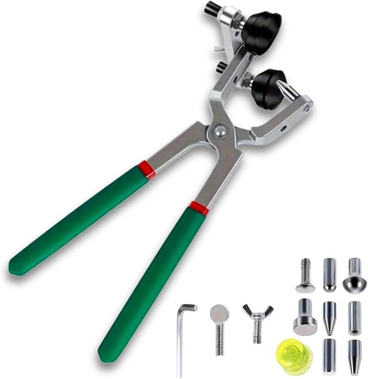 車 エッジ 修復 プライヤー デントリペア ツール 工具 凹み 修理 へこみ直し 板金 引っ張り工具(交換用ヘッドセット)