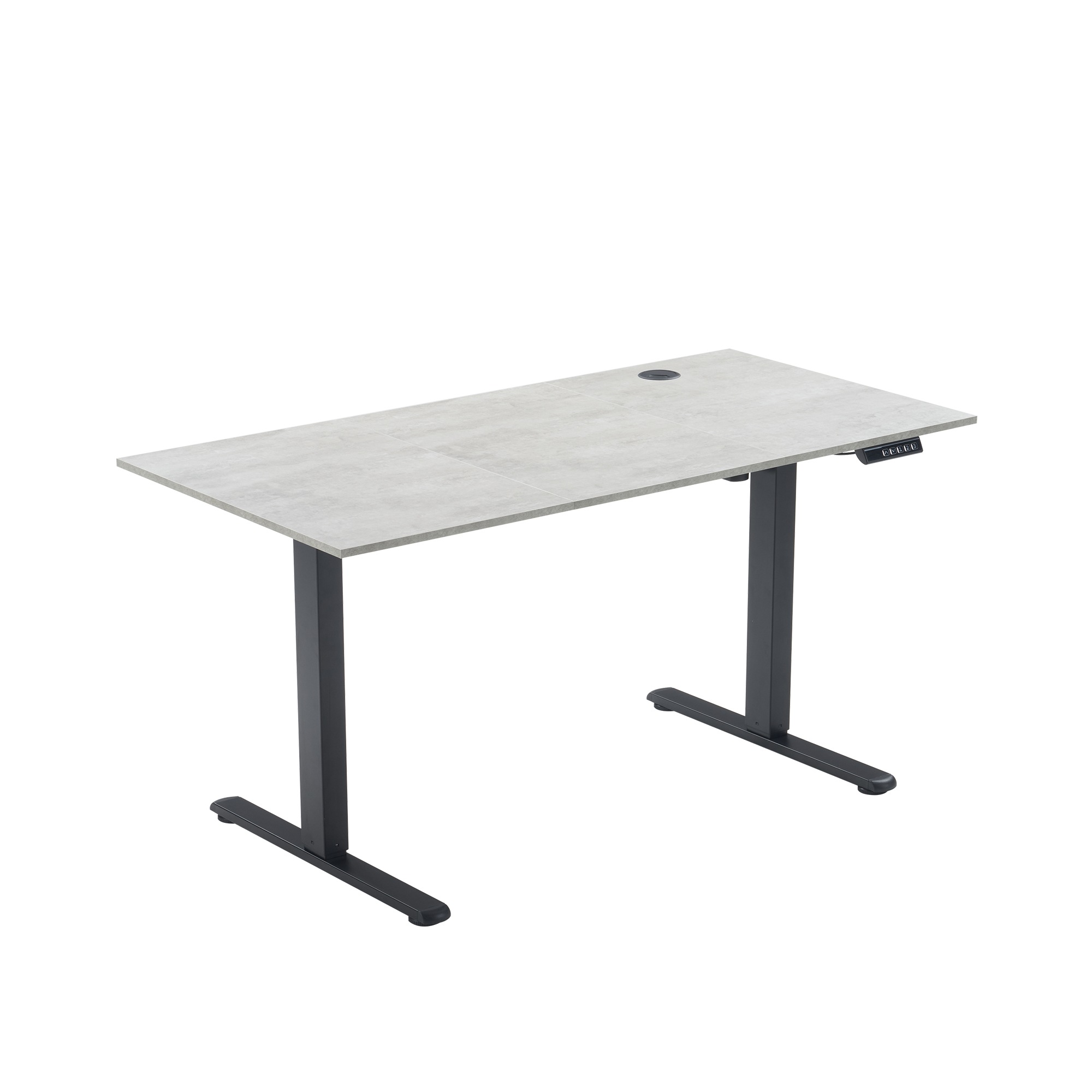 【国内発送】1397グレー 電動昇降デスク スタンディングデスク 電動 幅140cm昇降デスク 昇降式テーブル 昇降式デスク 昇降 高さ調整 リモートワーク デスク 在宅 テレワーク 昇降式 オフィス