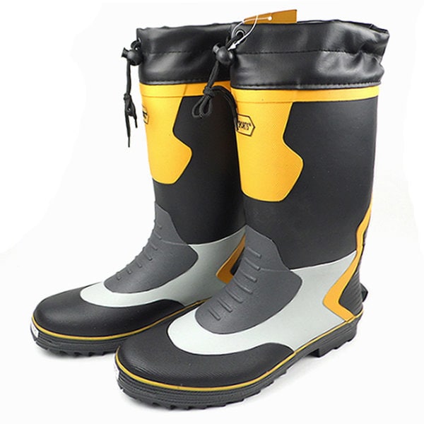 カーフ 男 長靴 男 長靴 長靴 紐締め 異物流入防止 衛生 農業 釣り 船上 干潟登山 作業 安全 レインブーツ