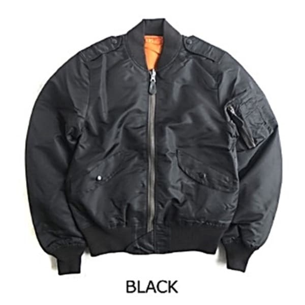 US/L-2Bフライトジャケット7448E モデルレプリカ ブラック S