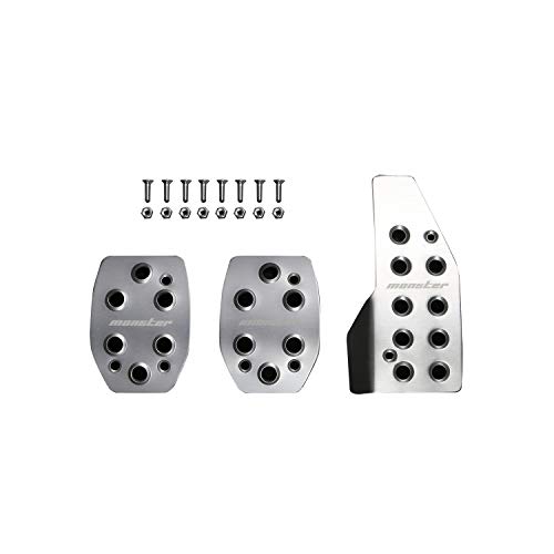 色：クリヤ MONSTER SPORT スポーツドライビングペダルカバー スイフトスポーツ[ZC33