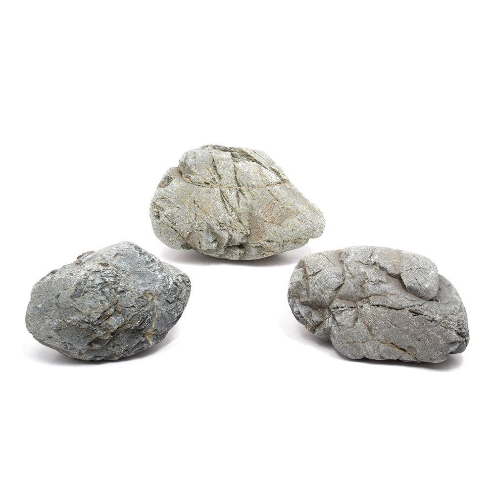 形状お任せ　蒼刻石　Ｌサイズ（約１８ー２３ｃｍ）　３個　アクアリウム　レイアウト素材　ＣＲＣ21―20―99―10―00